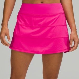 sonic pink pace rival skirt lululemon size 6